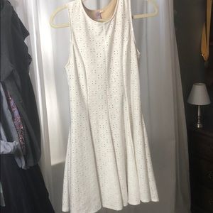 White Patterned Dress